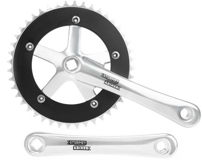Priekinis žvaigždžių blokas Sturmey-Archer 44T 170mm 1-speed sidabrinis-44T