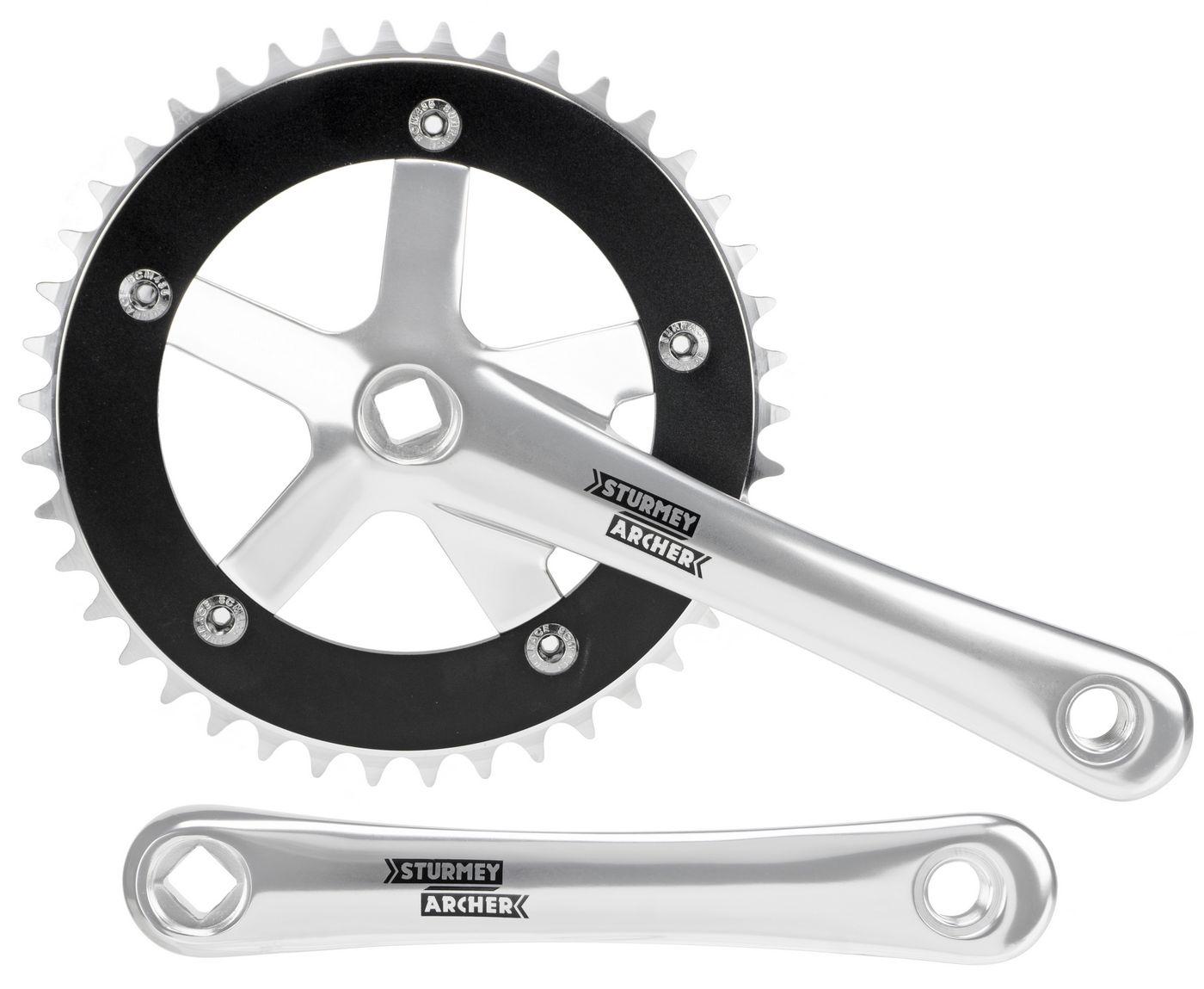 Priekinis žvaigždžių blokas Sturmey-Archer 42T 170mm 1-speed sidabrinis-42T