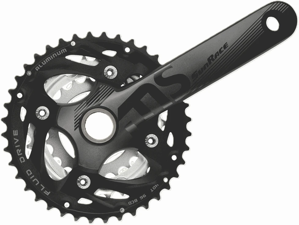 Priekinis žvaigždžių blokas SunRace FCMS50 40x30x22T 175mm 10-speed with BBM97