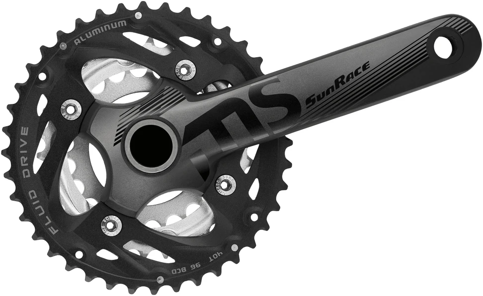 Priekinis žvaigždžių blokas SunRace FCMS50 40x30x22T 175mm 10-speed with BBM97