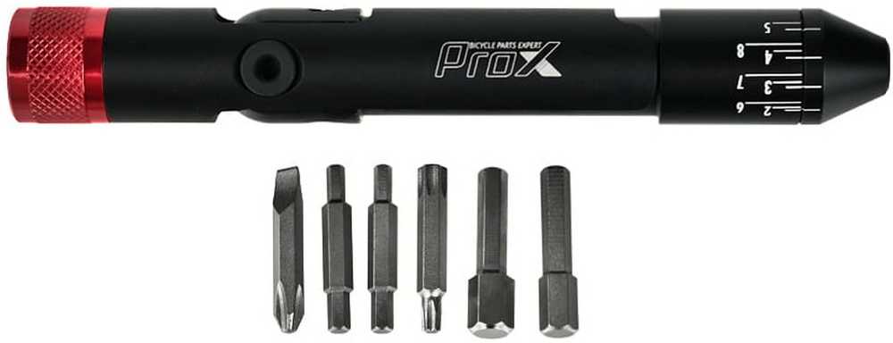 Raktų komplektas ProX Premium Line with dynamometer 2-6Nm 7-parts