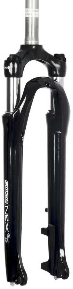 Šakė SR Suntour NEX DS 28" 63mm 1-1/8" 9x100mm juodas matt