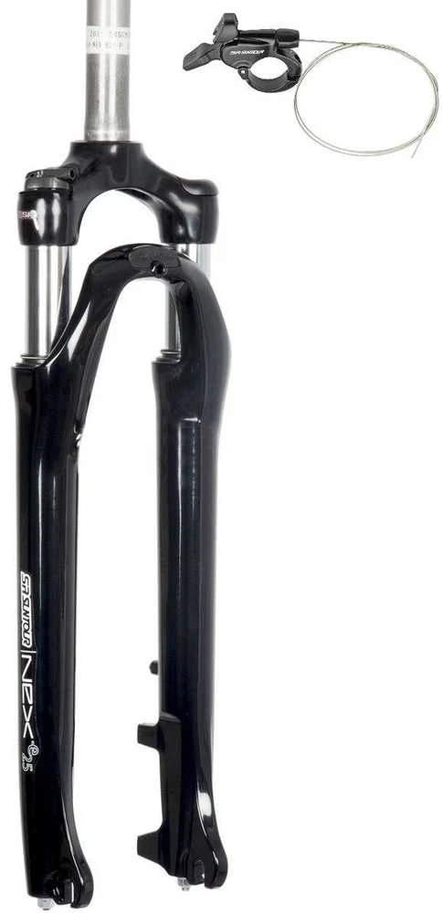 Šakė SR Suntour NEX RL DS 28" 63mm 1-1/8" 9x100mm juodas matt