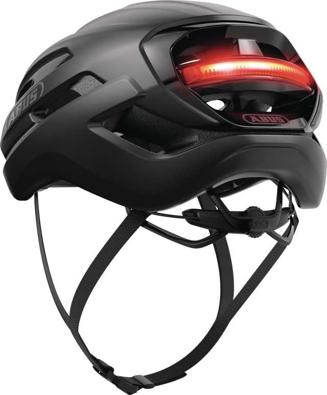 Šalmas Abus Taipan LED velvet juodas-M (54-58)