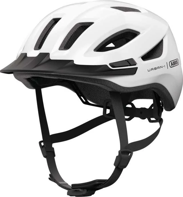 Šalmas Abus Urban-I 4.0 shiny baltas-L (57-61)