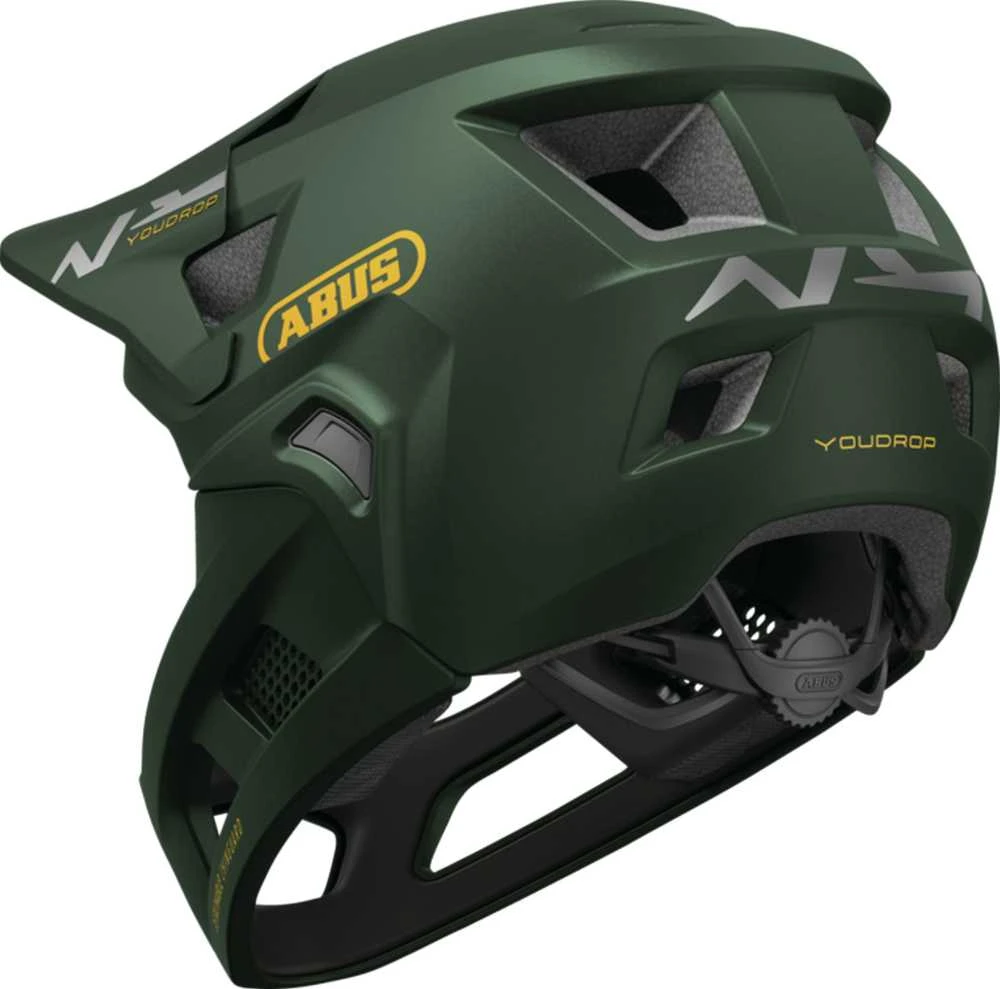 Abus Germany Šalmas Abus YouDrop FF moss žalias-S (48-55)