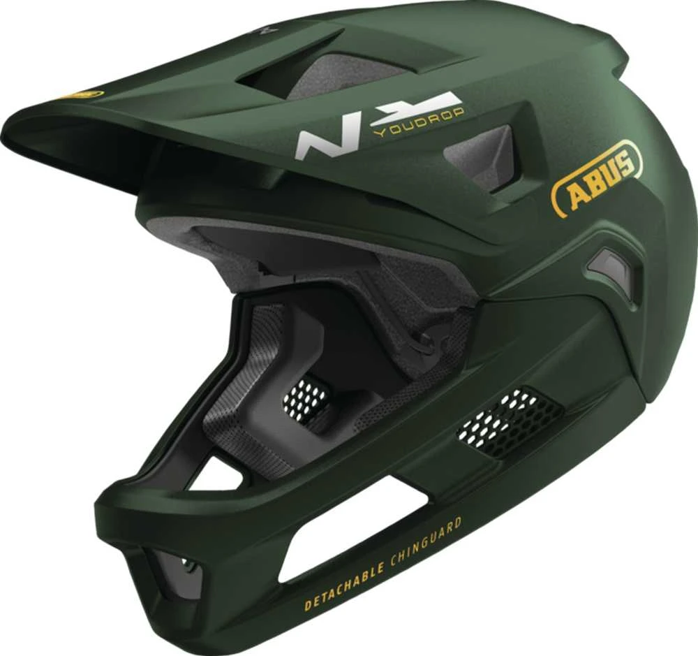 Abus Germany Šalmas Abus YouDrop FF moss žalias-S (48-55)