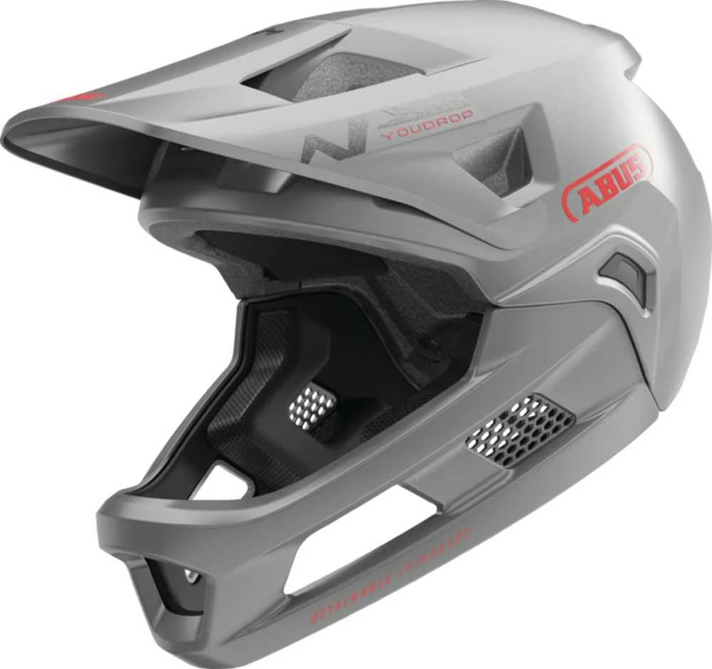 Abus Germany Šalmas Abus YouDrop FF Ti sidabrinis-S (48-55)