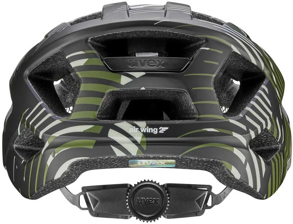 Šalmas Uvex air wing 2 cc dark olive-juodas matt-52-57CM