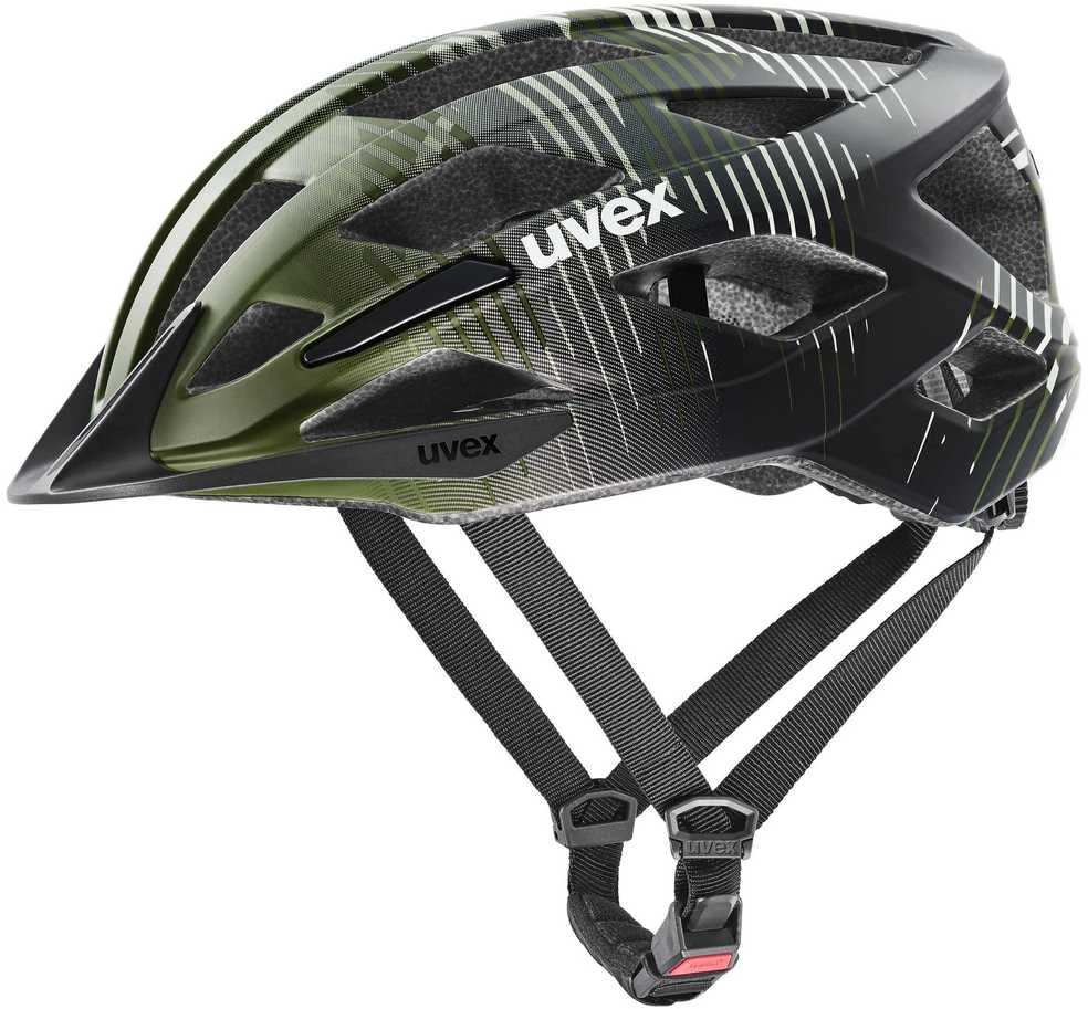 Šalmas Uvex air wing 2 cc dark olive-juodas matt-52-57CM