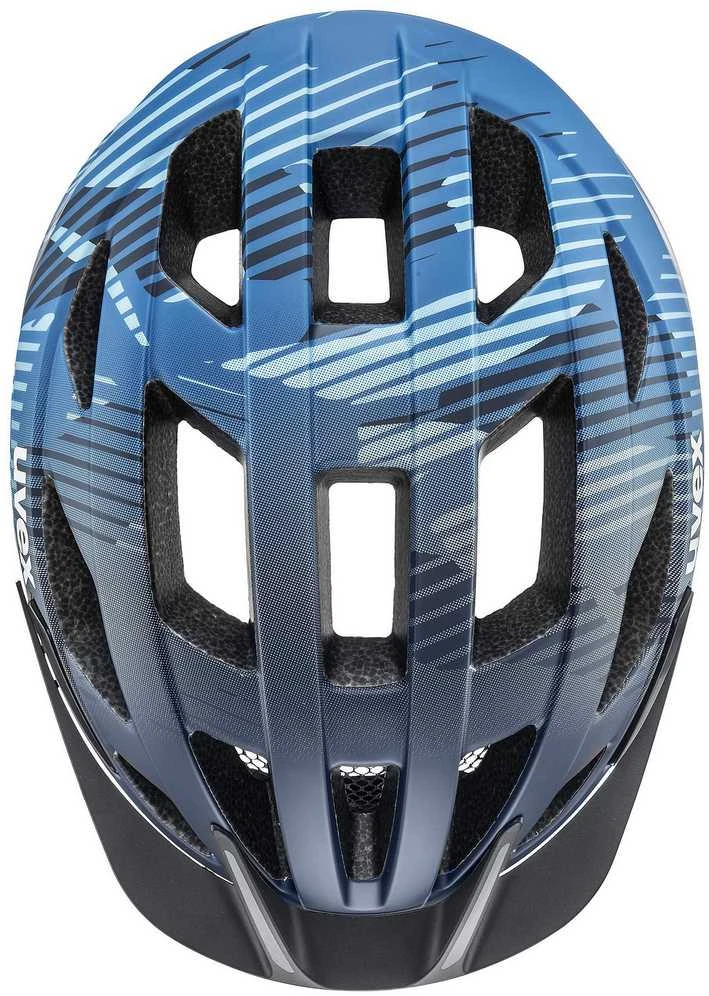 Šalmas Uvex air wing 2 cc dusk-bubble mėlynas matt-50-54CM