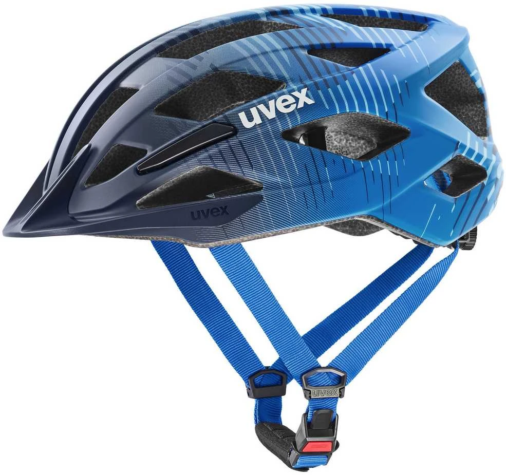 Šalmas Uvex air wing 2 cc dusk-bubble mėlynas matt-50-54CM