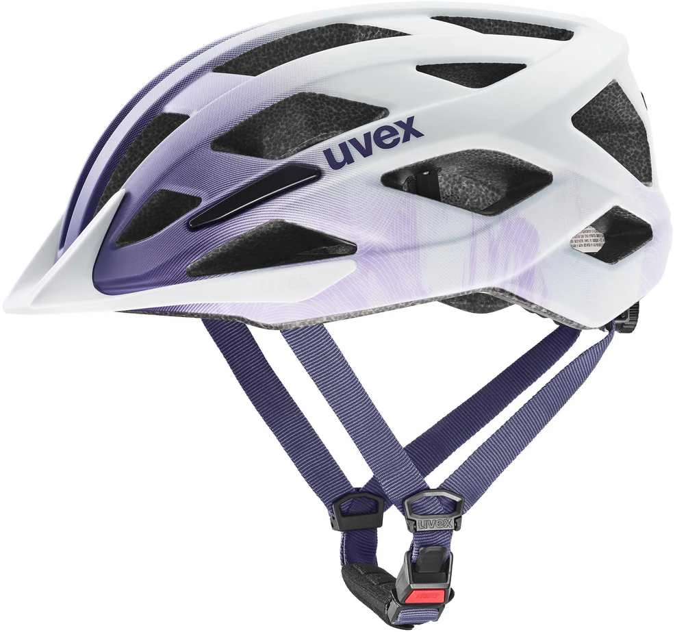Šalmas Uvex air wing 2 cc lilac-baltas matt-50-54CM