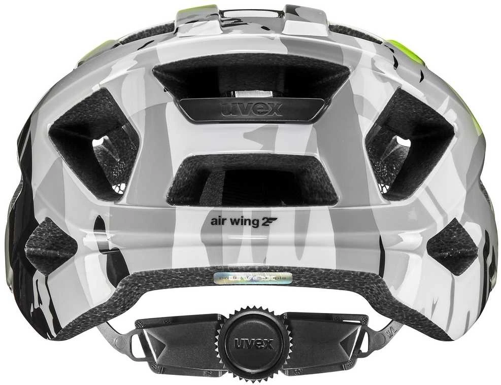 Šalmas Uvex air wing 2 neon yellow-juodas -50-54CM