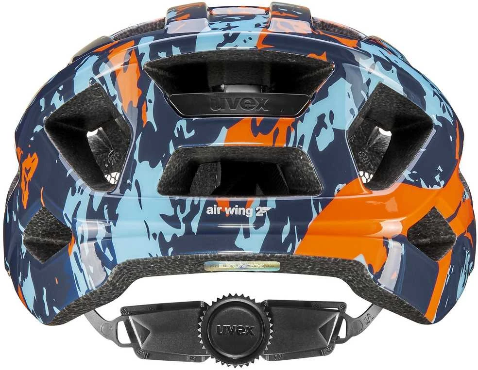 Šalmas Uvex air wing 2 papaya-bubble mėlynas-50-54CM