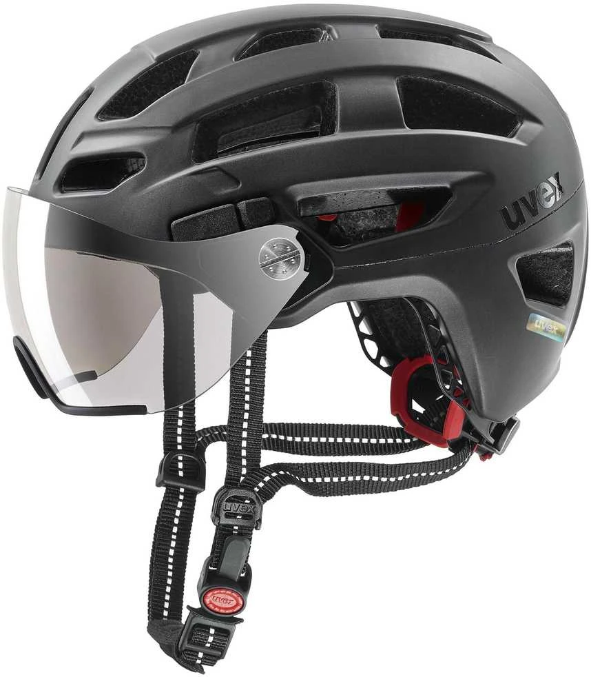 Šalmas Uvex finale visor juodas matt-52-57CM