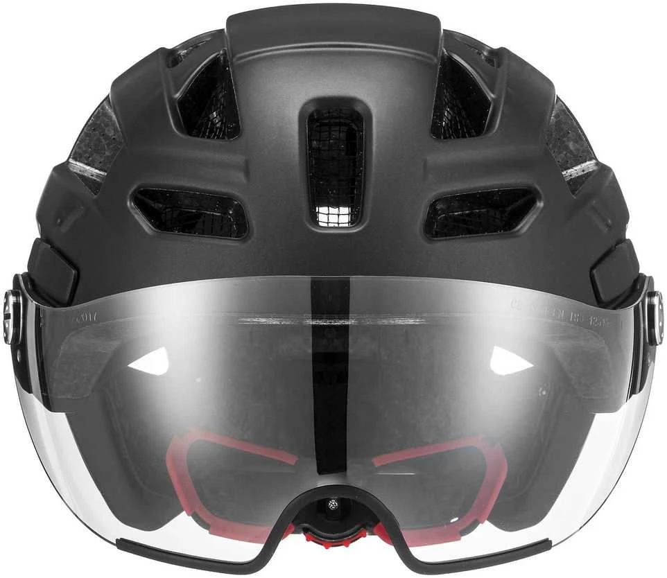 Šalmas Uvex finale visor juodas matt-52-57CM