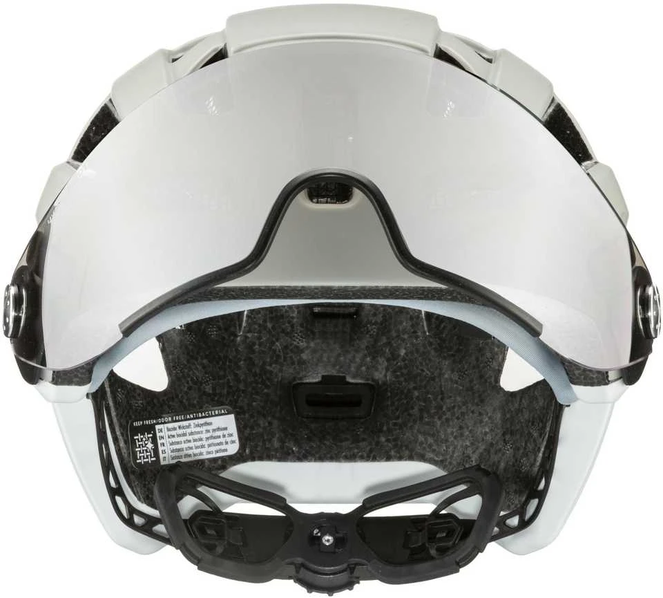 Šalmas Uvex finale visor sand-baltas matt-56-61CM