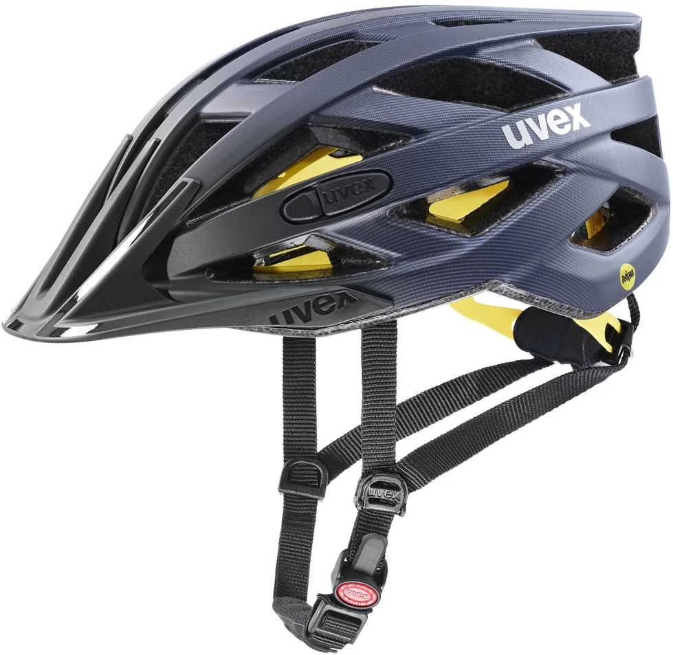Šalmas Uvex i-vo cc MIPS midnight-sidabrinis matt-52-57CM