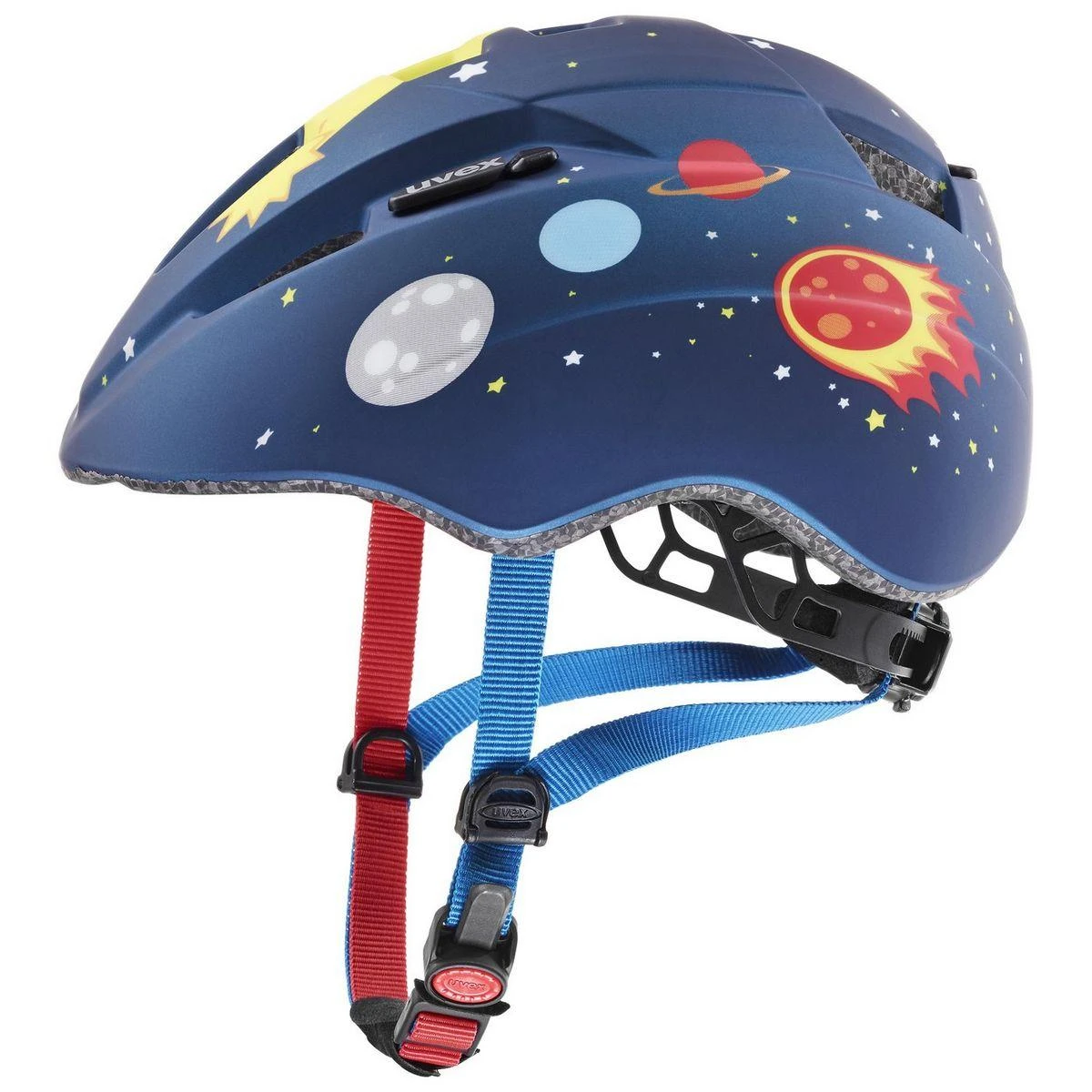 Šalmas Uvex Kid 2 cc tamsus mėlynas raketinis kilimėlis-46-52CM