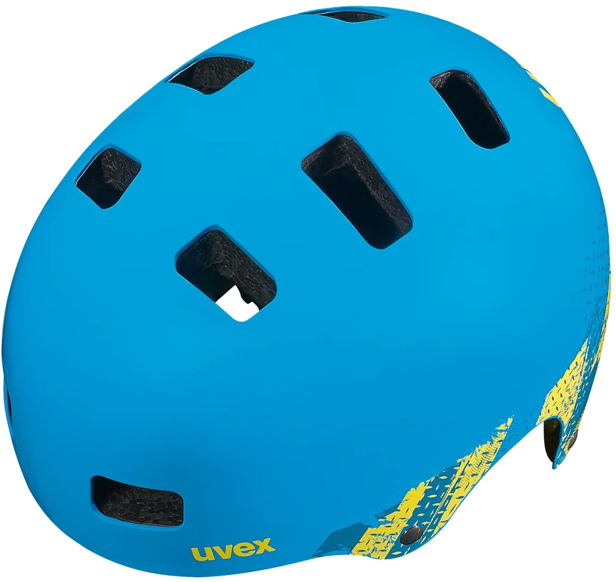 Šalmas Uvex Kid 3 blackout mėlynas-51-55CM