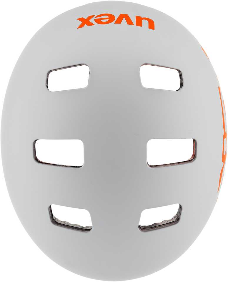 Šalmas Uvex Kid 3 dirtbike light pilka-oranžinis-51-55CM