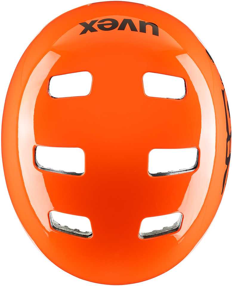 UVEX Kid 3 dirtbike oranžinis vaikiškas šalmas