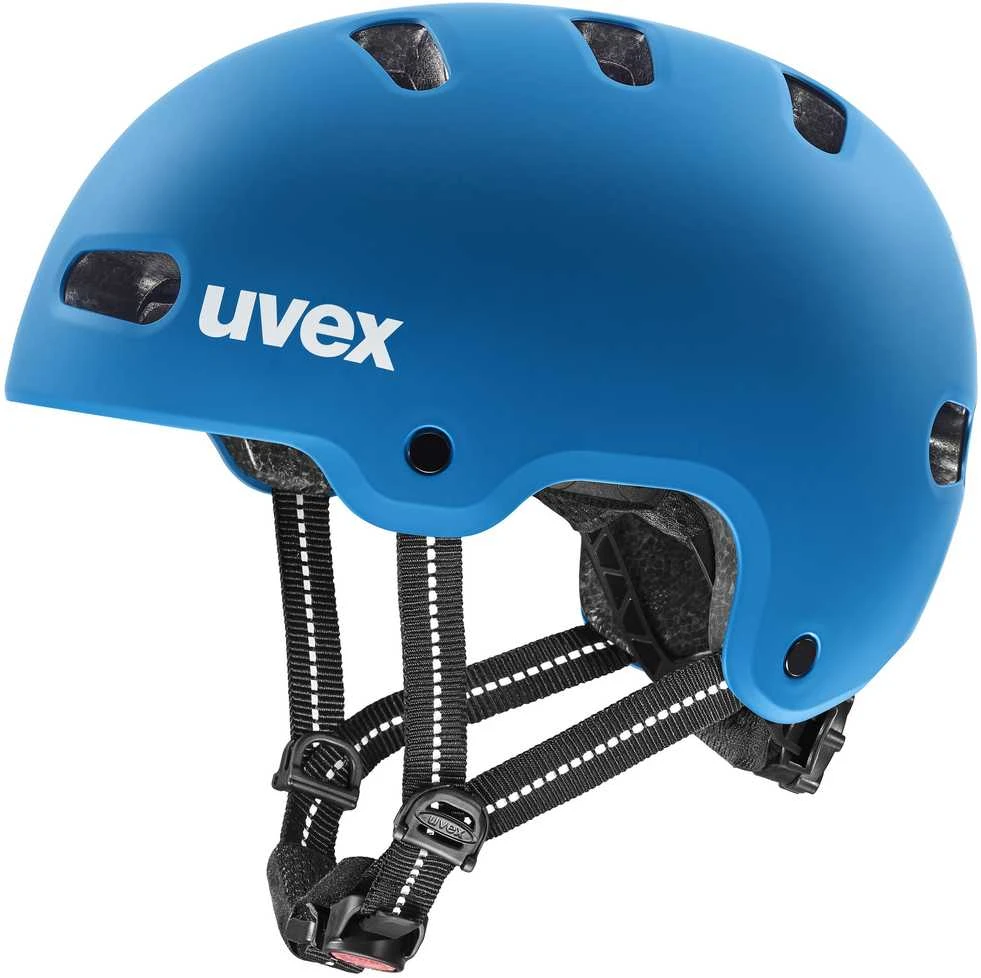 Šalmas Uvex kid 4 bubble mėlynas matt-51-55CM