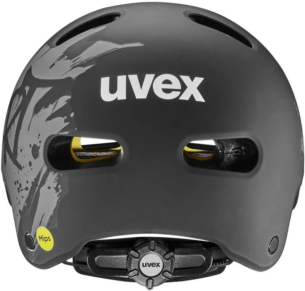 Šalmas Uvex kid 4 style MIPS dirt juodas matt-55-58CM