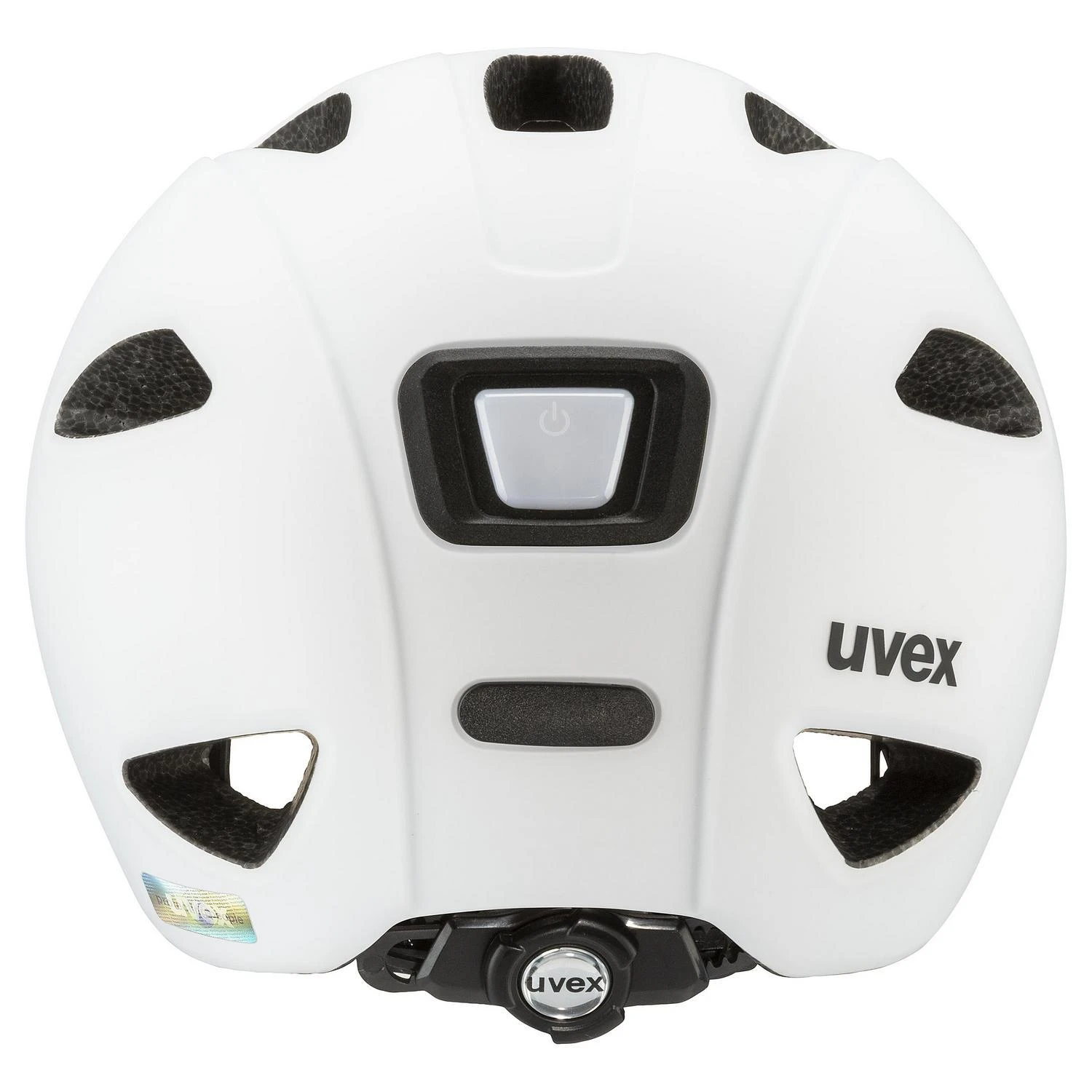 Šalmas Uvex Oyo baltas-juodas mat-50-54CM