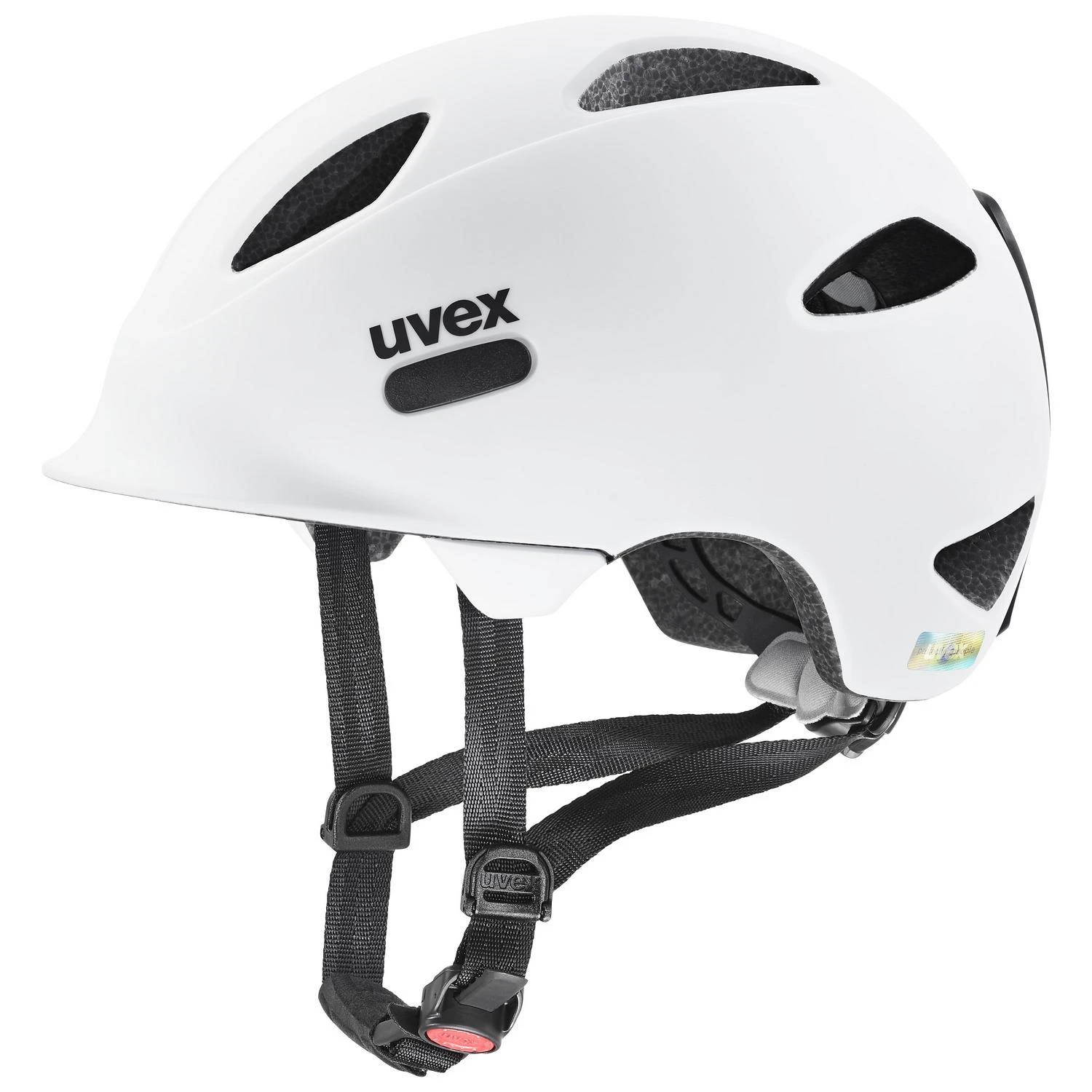 Šalmas Uvex Oyo baltas-juodas mat-50-54CM