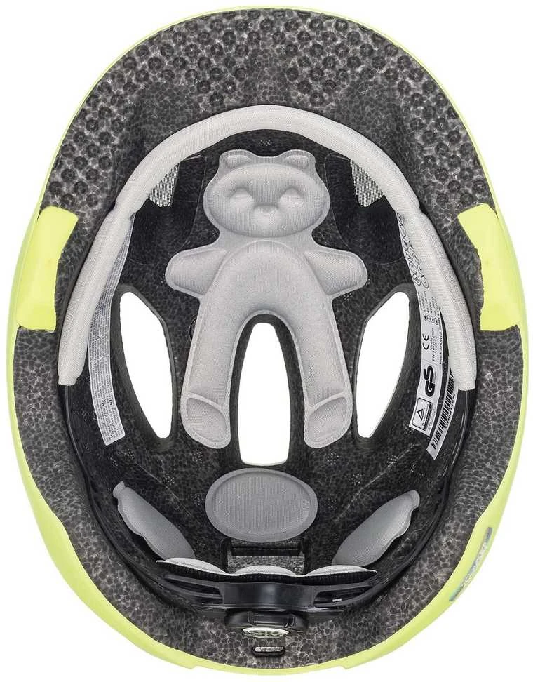 Šalmas Uvex oyo neon yellow-moss žalias matt-50-54CM