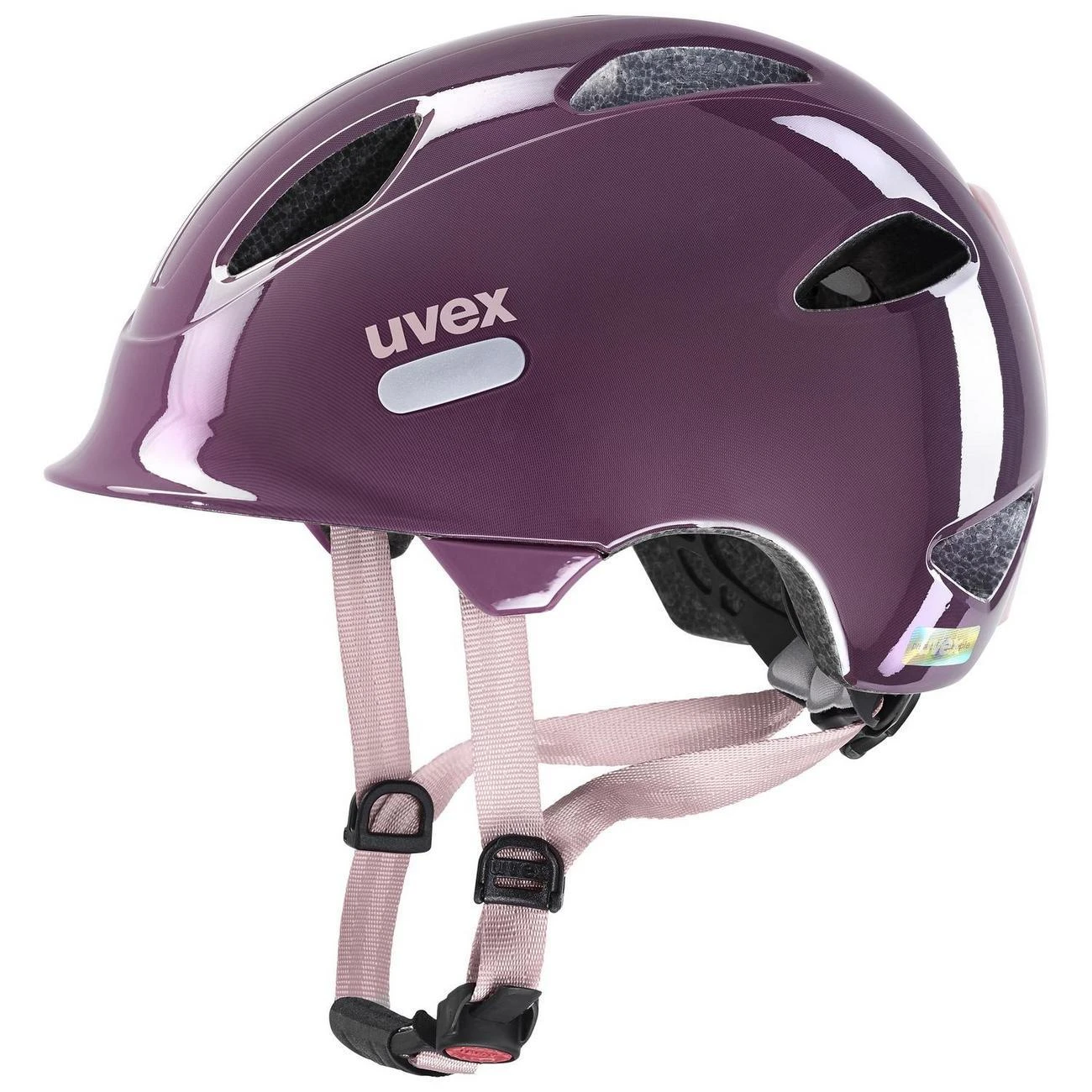 Plum Šalmas Uvex Oyo slyvų dulkių rožė-46-50cm