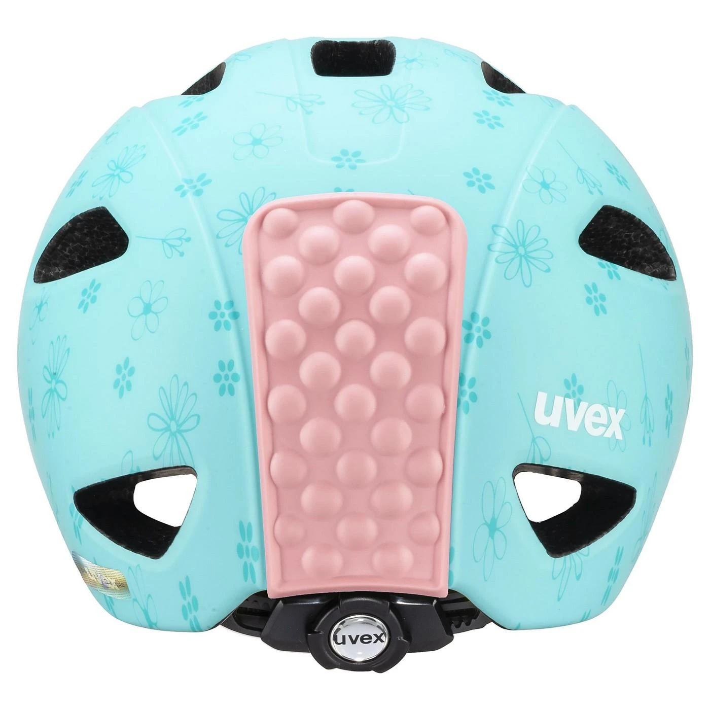Šalmas Uvex oyo stiliaus gėlės cyan matt-50-54CM