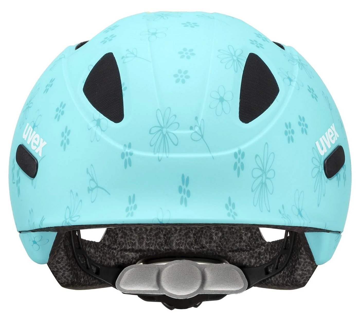 Šalmas Uvex oyo stiliaus gėlės cyan matt-50-54CM