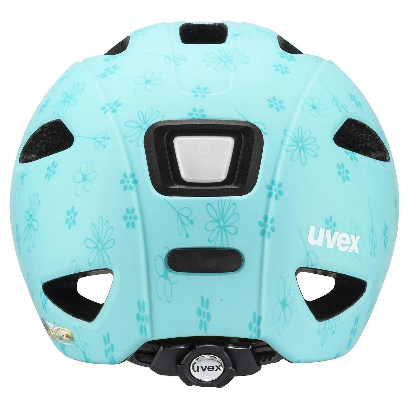 Šalmas Uvex oyo stiliaus gėlės cyan matt-50-54CM
