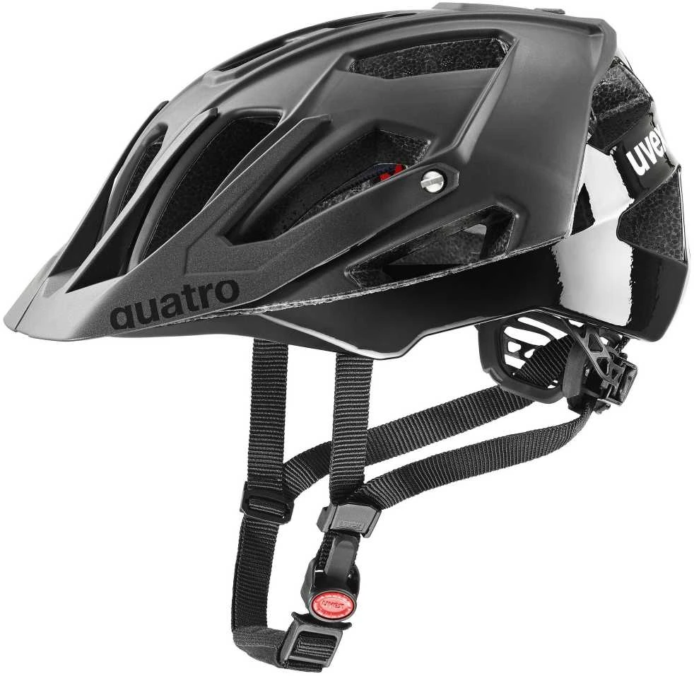 Šalmas Uvex quatro cc all juodas matt-52-57CM
