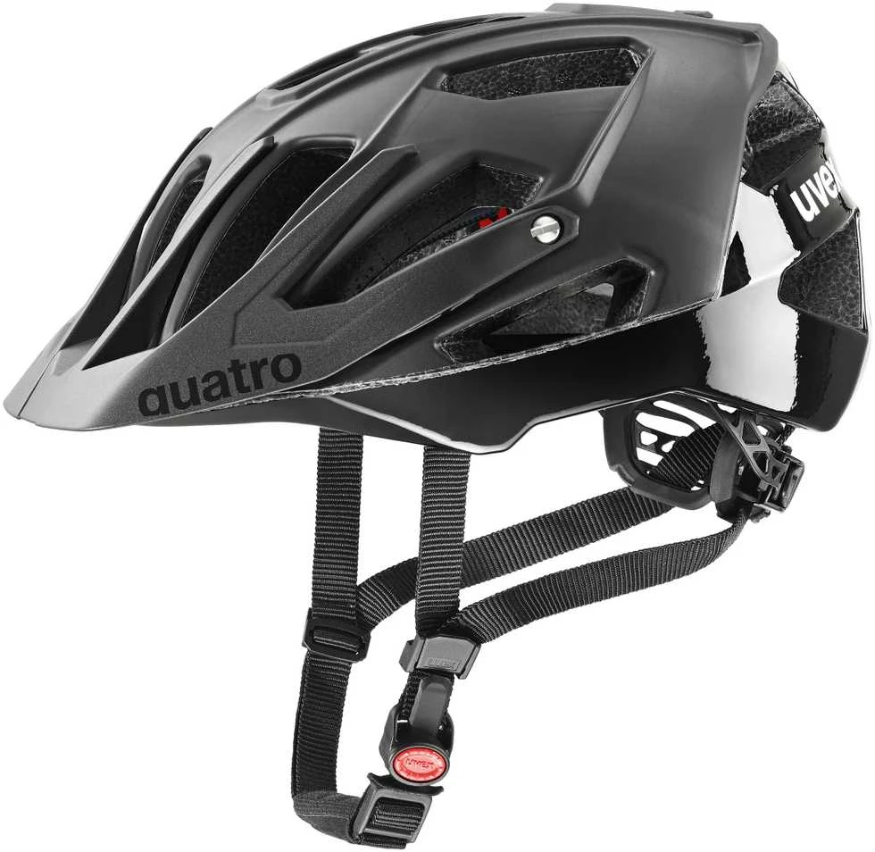 Šalmas Uvex quatro cc all juodas matt-56-61CM