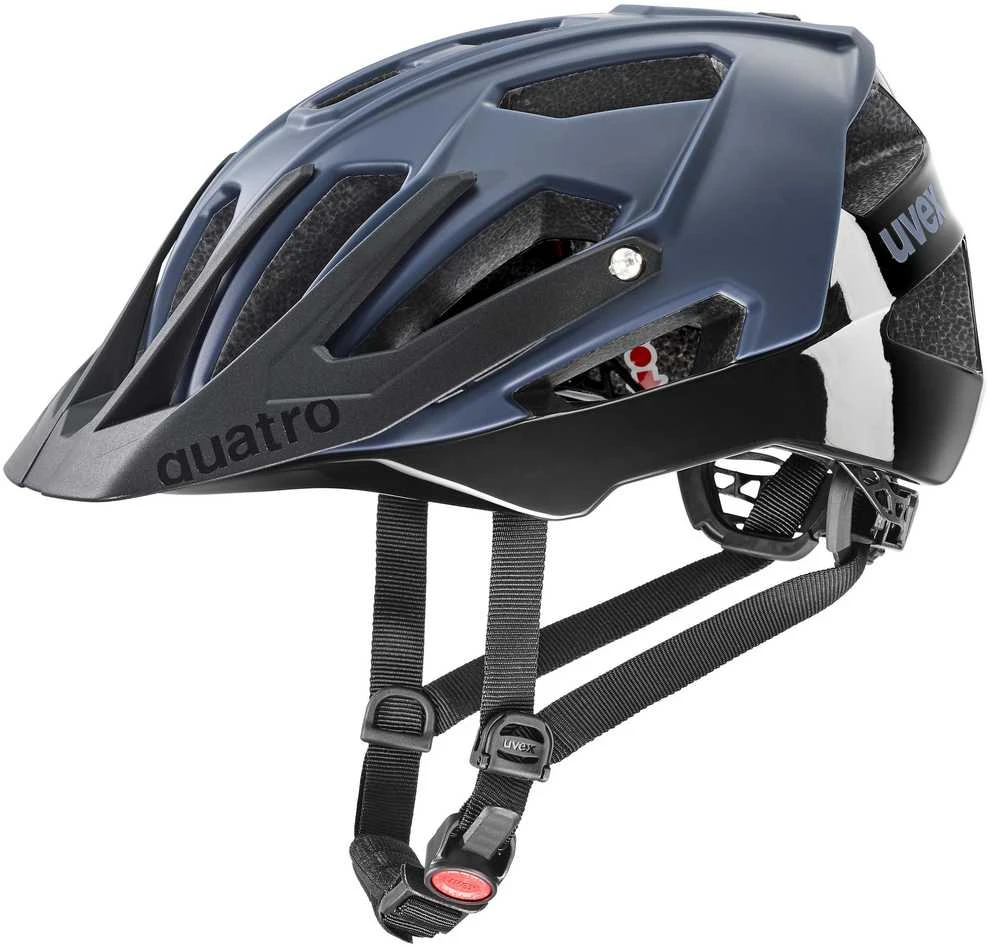 Šalmas Uvex quatro cc dusk mėlynas-juodas matt-56-61CM