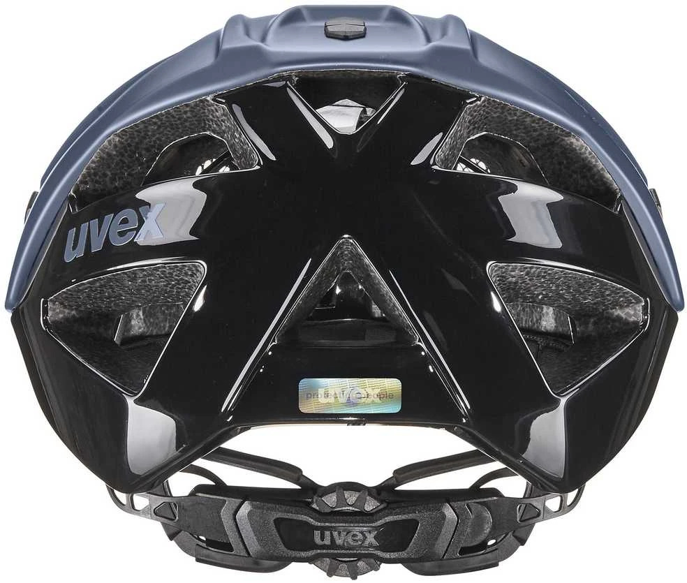 Šalmas Uvex quatro cc dusk mėlynas-juodas matt-52-57CM
