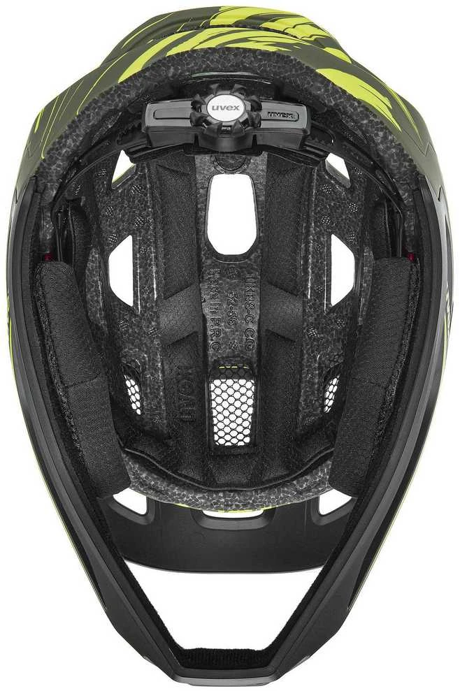 Šalmas Uvex react jr fullface dark olive matt-52-56 CM