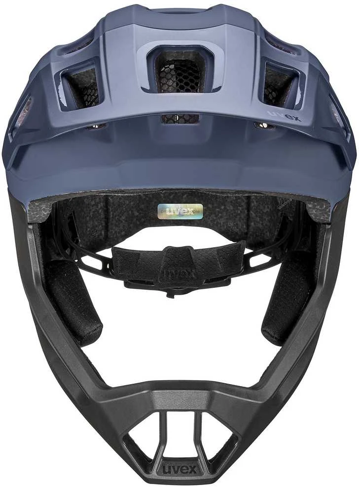 Šalmas Uvex react jr fullface dusk mėlynas matt-52-56 CM