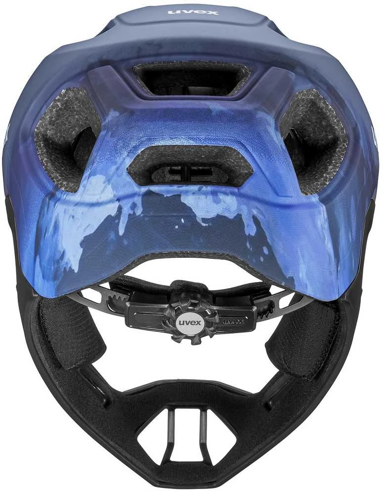 Šalmas Uvex react jr fullface dusk mėlynas matt-52-56 CM