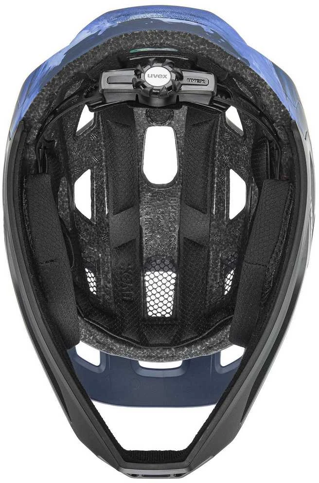 Šalmas Uvex react jr fullface dusk mėlynas matt-52-56 CM