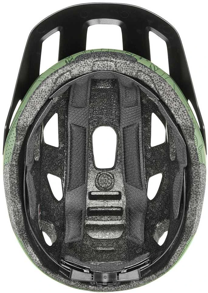 Šalmas Uvex react jr. moss žalias altimeter matt-52-56CM