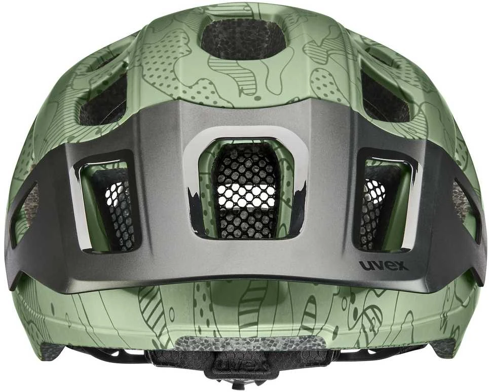 Šalmas Uvex react jr. moss žalias altimeter matt-52-56CM