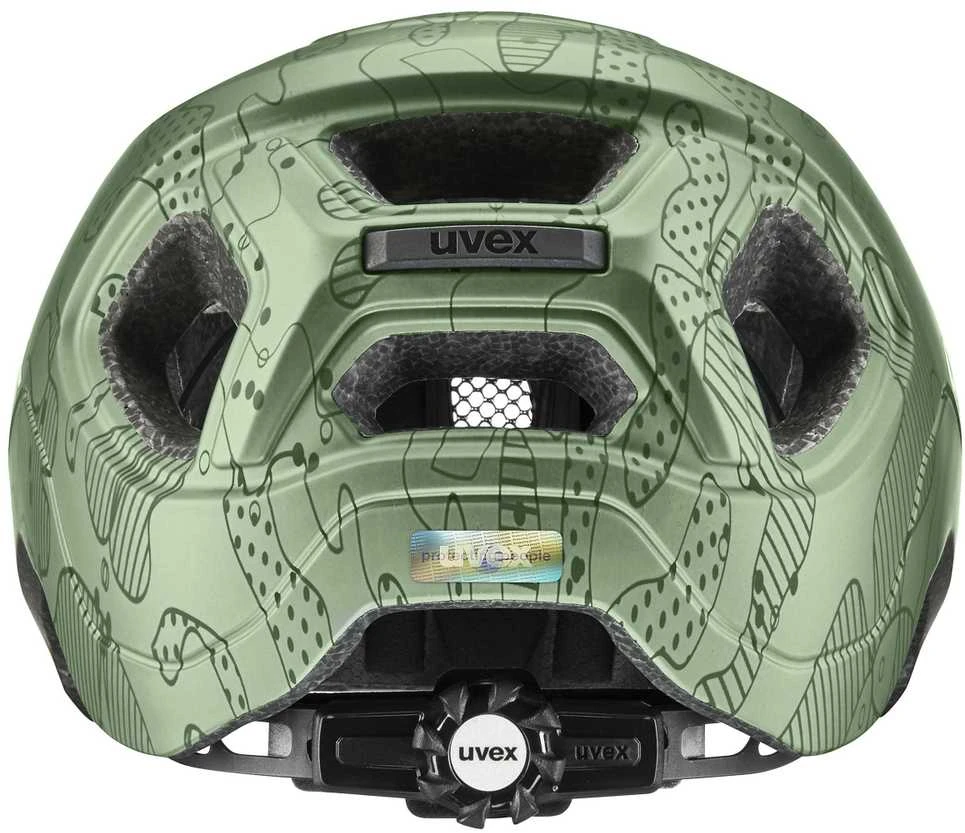 Šalmas Uvex react jr. moss žalias altimeter matt-52-56CM