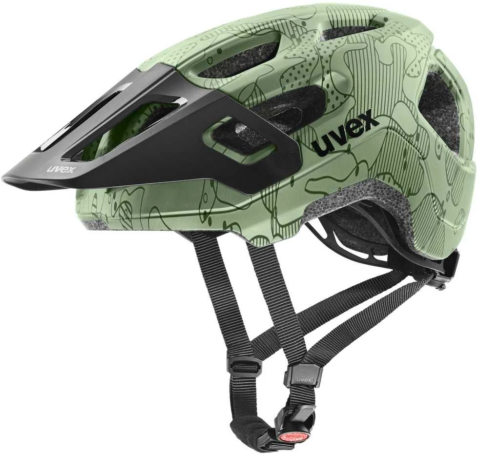 Šalmas Uvex react jr. moss žalias altimeter matt-52-56CM