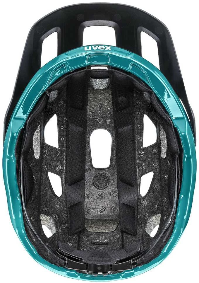 Šalmas Uvex react juodas-teal matt-52-56CM