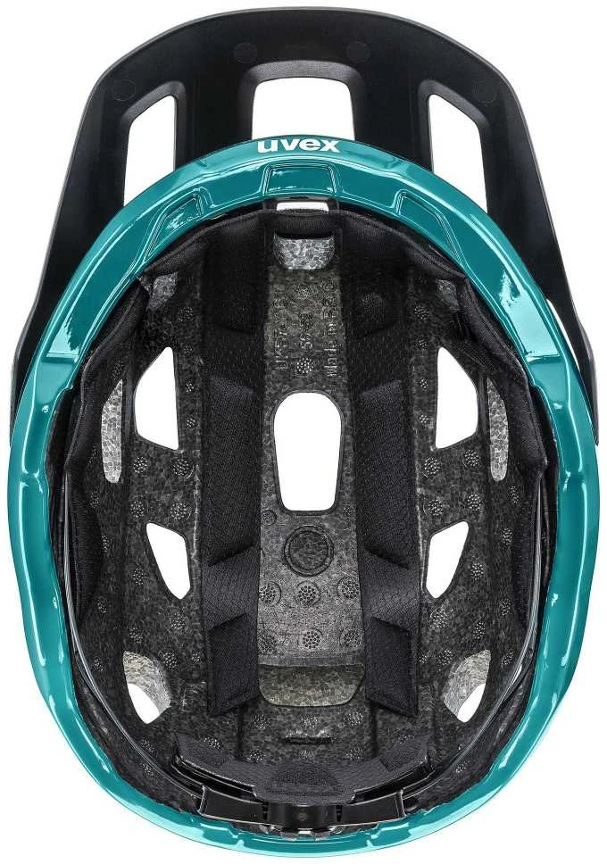 Šalmas Uvex react juodas-teal matt-56-59CM